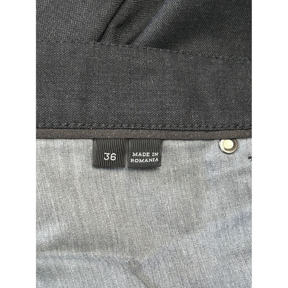 Ermenegildo Zegna Mens Charcoal Gray Stretch Wool 5 Pocket Trousers Size 36 - Picture 7 of 9